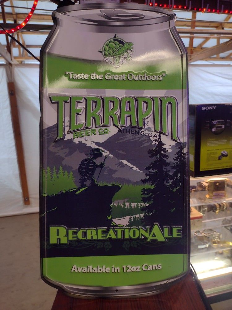 Terrapin Metal Beer Sign