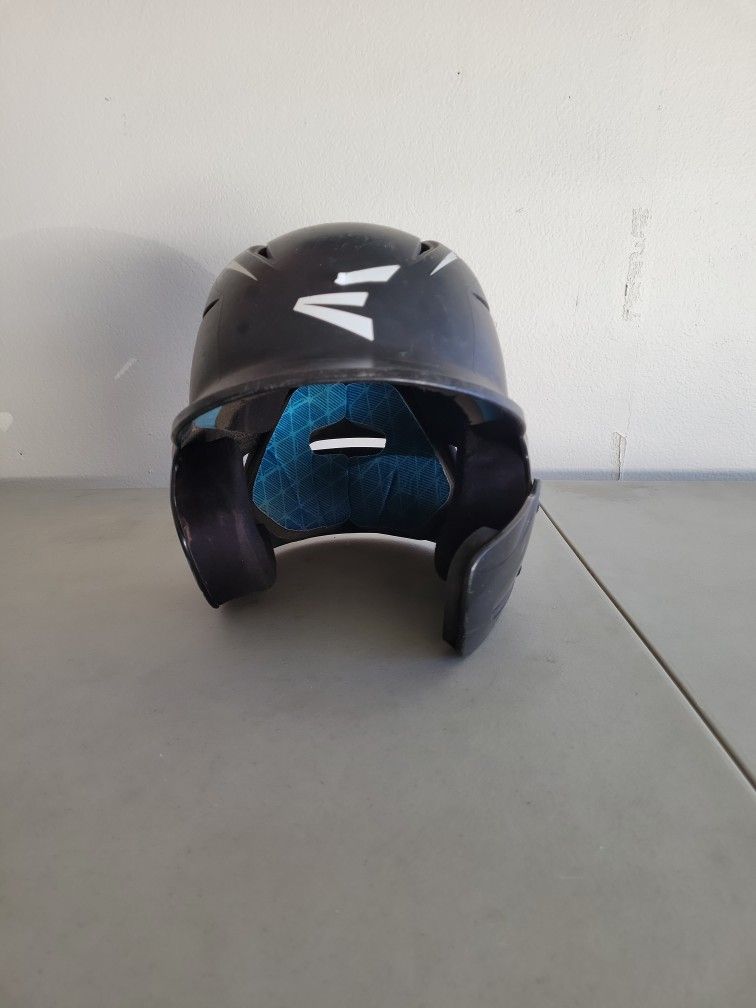 Used EASTON Black Elite Batting Helmet Great Condition 