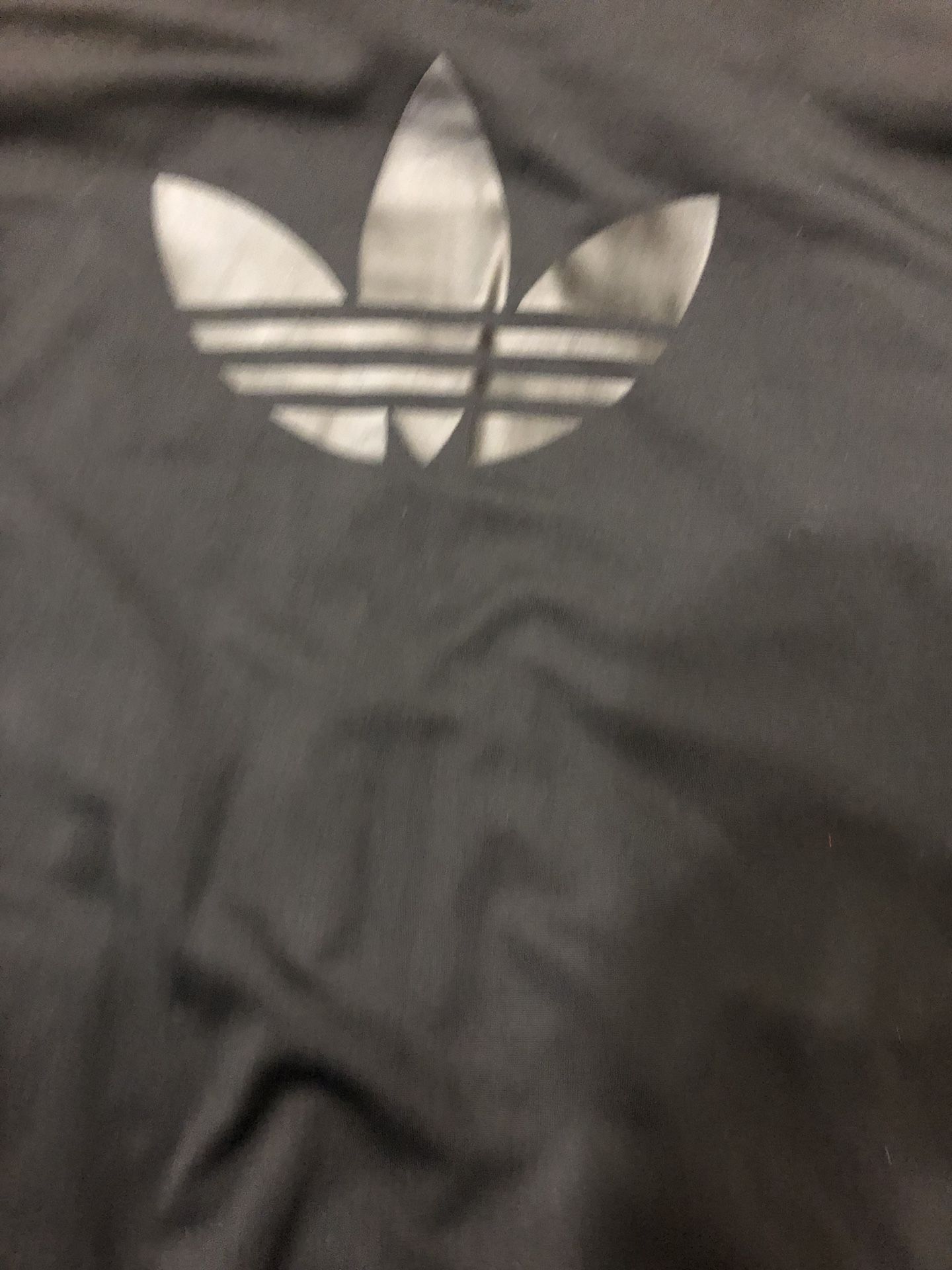 Kids Adidas Black/White Track Jacket Size XL