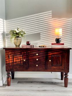 Crate & Barrel Buffet Table
