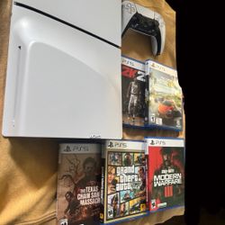 PlayStation  5 Slim Console ,1TB SSD STORAGE 