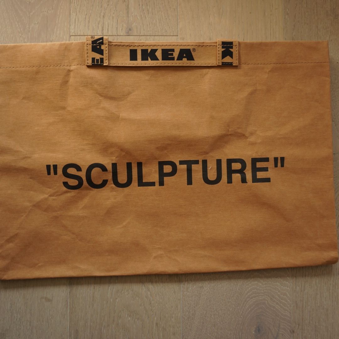 Ikea off white online shopping bag