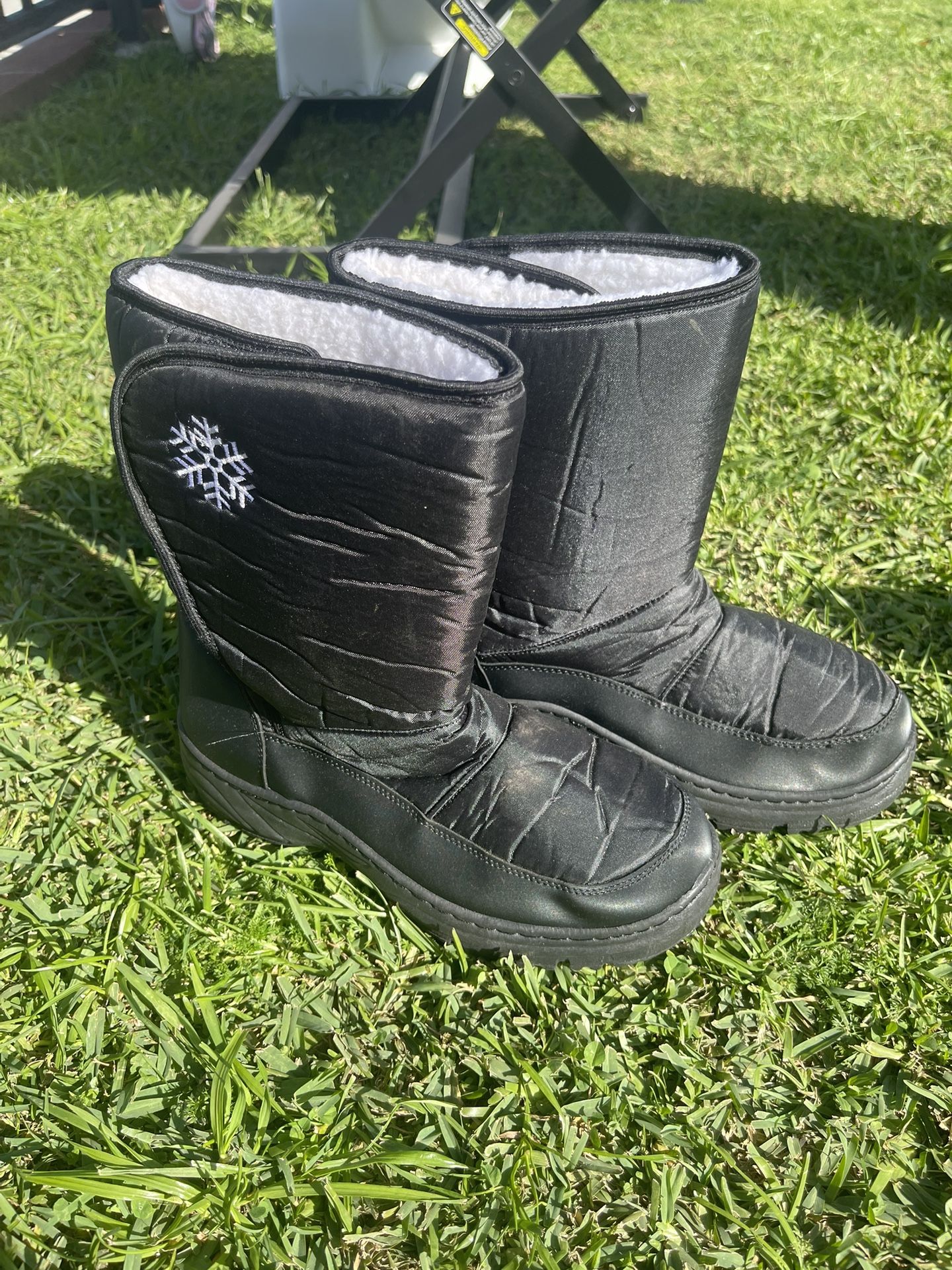 3 Pairs Women Snow Boots Size 9