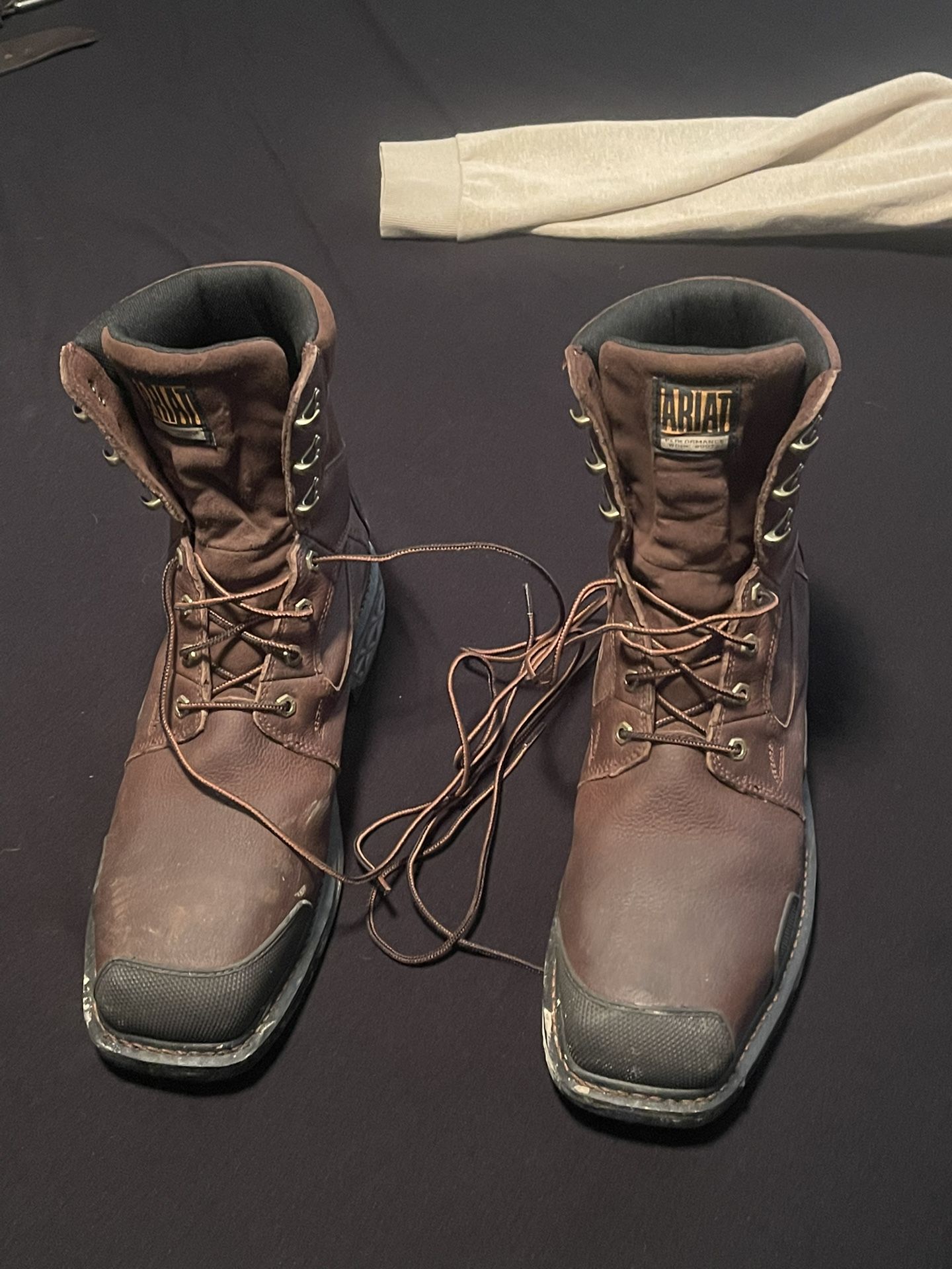 Ariat. Water Proof, Composite Toe, Wide, Size 13.