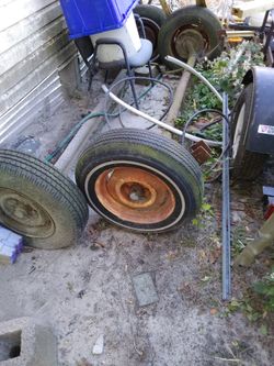 Two half ton trailer axles for sale