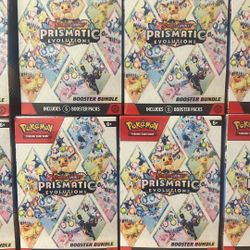 Pokémon prismatic booster bundle