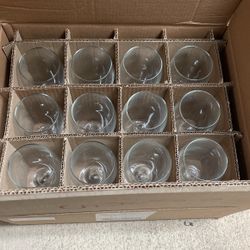 Libbey Classic Goblet Party Glasses, 16.25oz Set Of 12