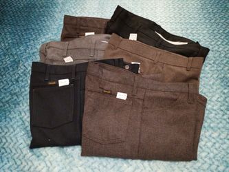 Wranglers and Levis Dress Slacks