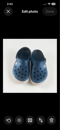Pre-owned kids Crocs Size 3 J Crocband Clog