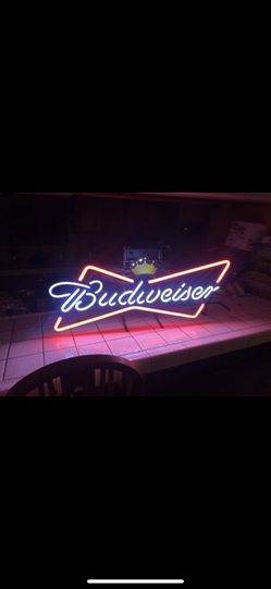 Budweiser neon light