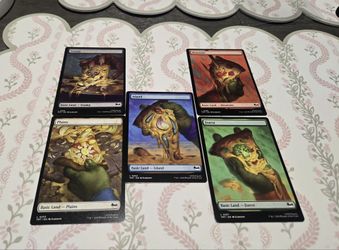 Magic ninja turtle card set of 5