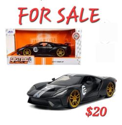 Jada Toys Bigtime Muscle Series: 2017 Ford GT #2 (Matte Black) 1/24 Scale
