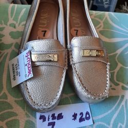 Womens Gold Shoes With Tags