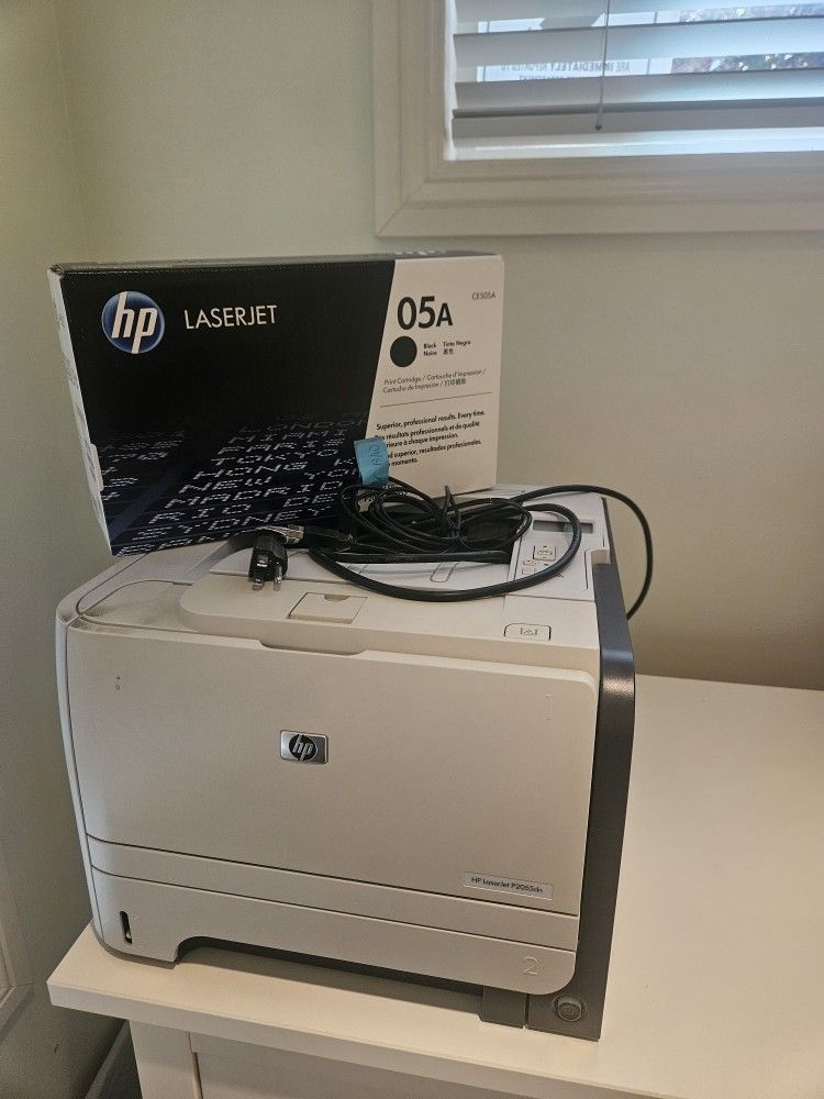 HP LaserJet P2055dn Printer & Toner