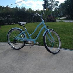 MIAMI SUN 26 " ALUMINUM 6 SPEED LADIES BIKE 