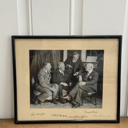 Collectible Antique Framed photograph from February 25, 1939 