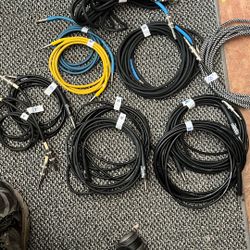 Guitar, Bass, Keyboard Hi-Z Cables, Used In Studio Only
