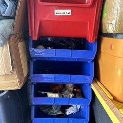 Plastic Cubic Tub Containers / Organizer Shelf’s 