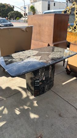 Antique Marble, Table 50 wide 30 deep 27 tall