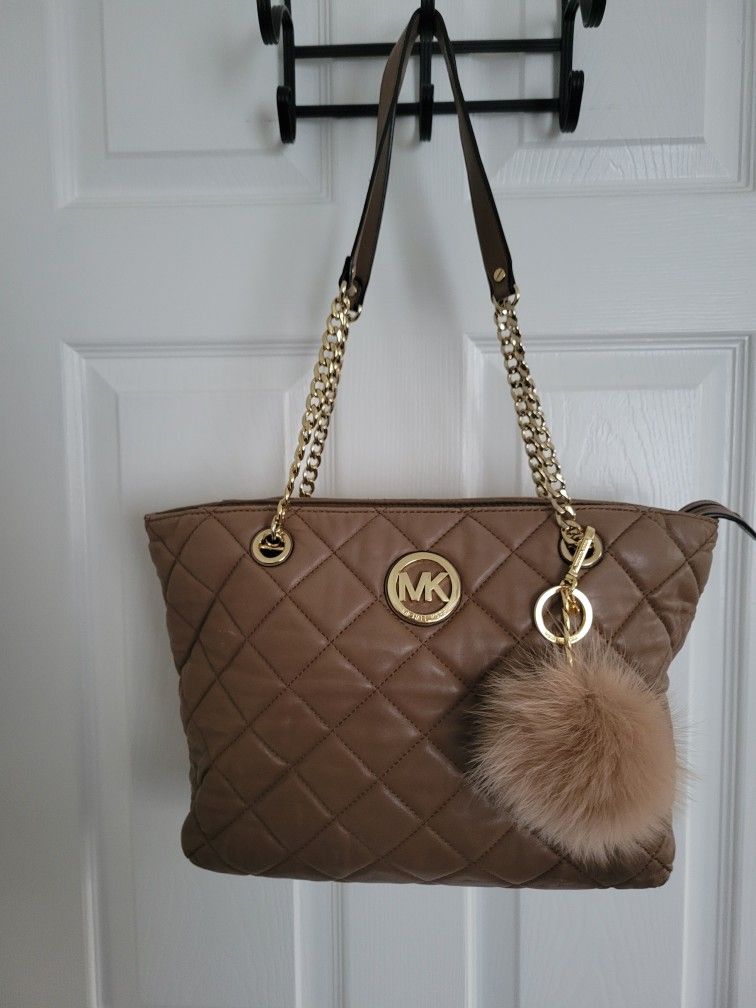 Michael Kors Quilted Leather Shoulder Purse