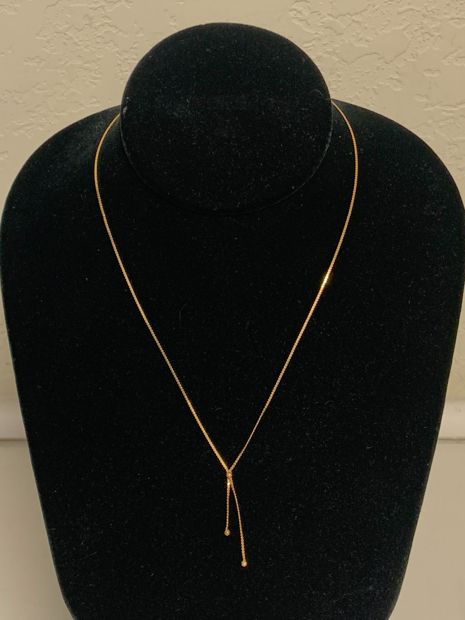 16" thin gold chain #29678