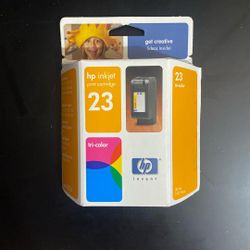 HP 23 Inkjet Cartridge C1823T Tri-Color Twin Pack Ink Expired Jul 2005-sealed