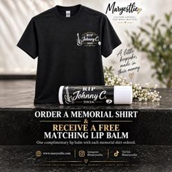 Custom Memorial T-shirts