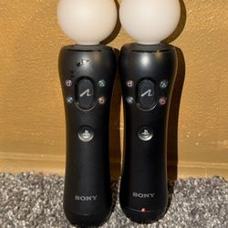 Sony PlayStation 4 VR Move Video Game Console Controllers Tested Work Great Used