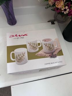 Diva 6-piece mug set