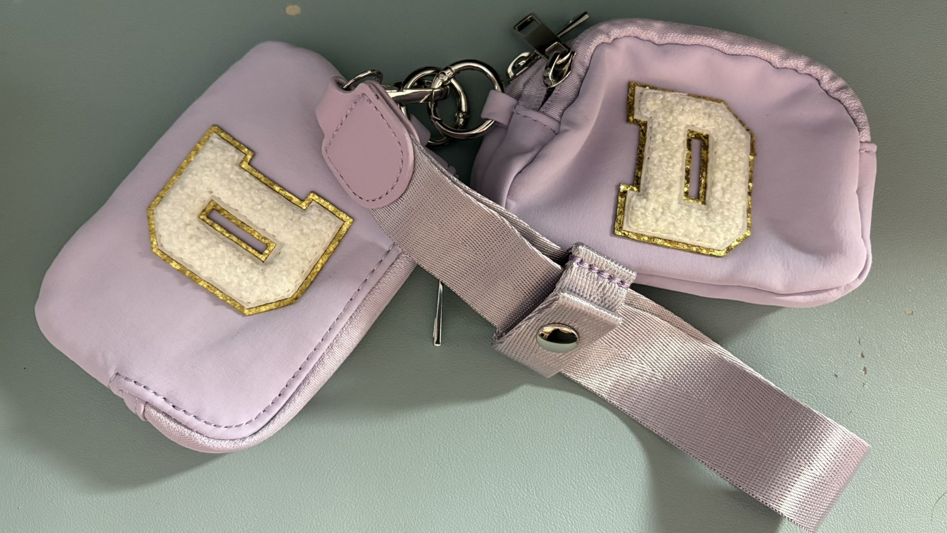 Wristlet Wallets Letter D Mini Purses