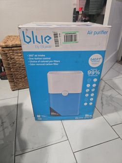 BLUEAIR Air Purifier Large Room, Air Cleaner for Dust Pet Dander Smoke Mold Pollen Bacteria Allergen, Odor Removal, for Home Bedroom Living Room, Wash
