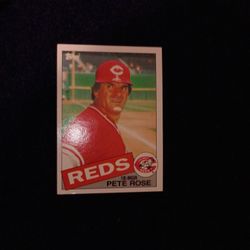 Pete Rose 1985 Topps  Reds Card Number 600