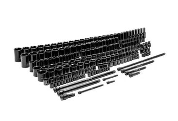 Gearwrench master impact set 209 pieces Large Black Impact Socket Set with Extensions