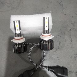 Brighter Clear White 9006 Or 9005 Led 6000k With Built In Fan.