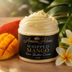 Amariadonis Whipped Mango Hair Butter Cream 6 oz