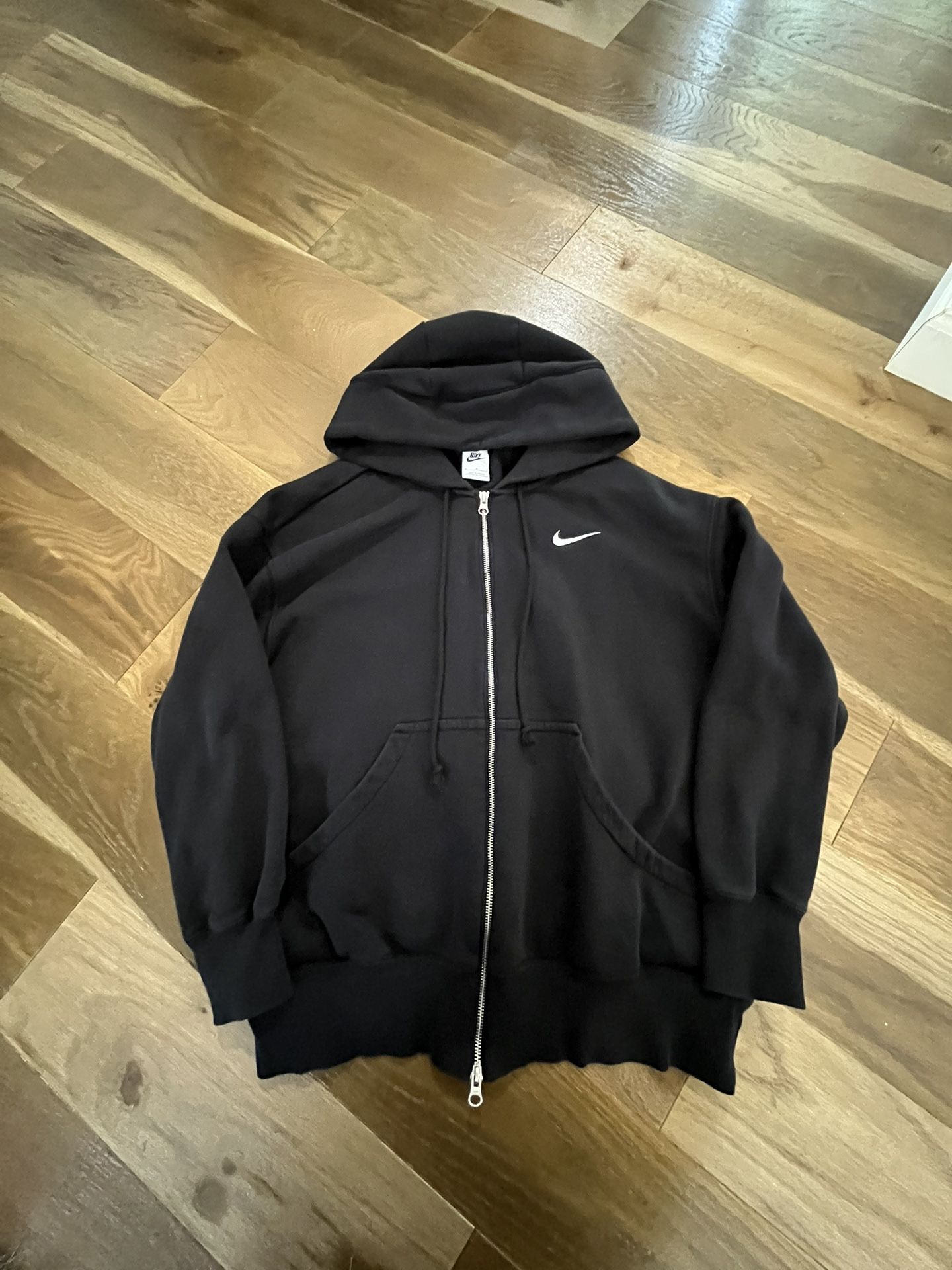 Black Nike Double Zip Hoodie