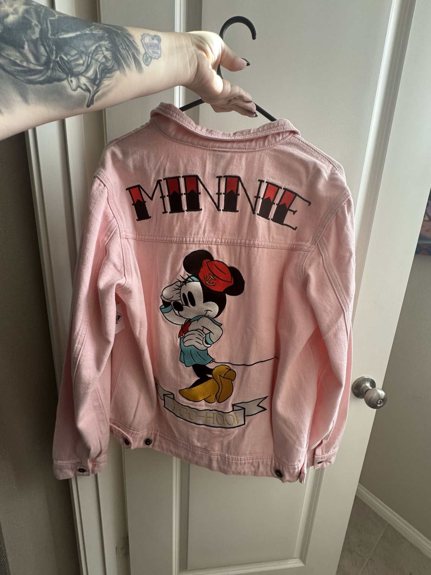 Disney Minnie Cakeworthy Pink Denim Jacket