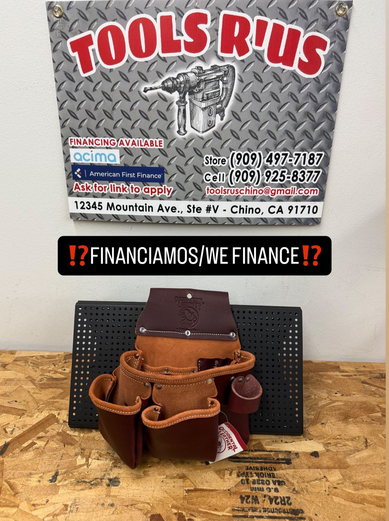 5017DB OCCIDENTAL LEATHER 3Pouch Pro Tool Bag**(FINANCIAMOS/WE FINANCE)**