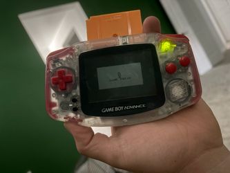 Nintendo Game Boy Advance Clear Shell Custom