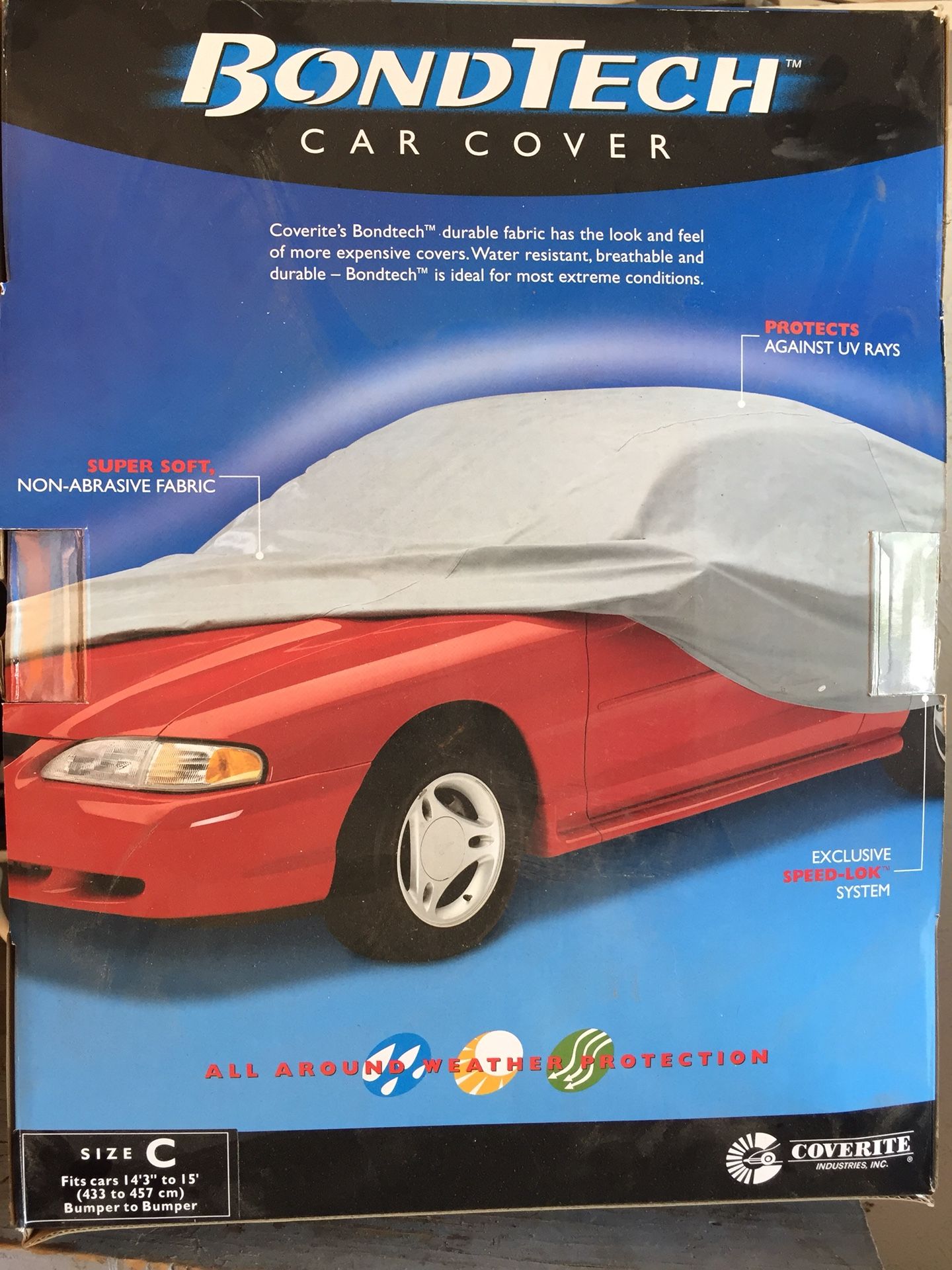 Coverite Bondtech Car Cover, Size C.