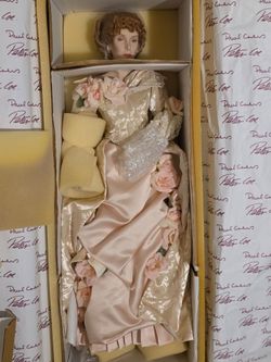 Mint Condition Paul Crees & Peter Coe Lady Constance Porcelain Doll #0398/2000 w/ COA