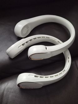 Two Neck Fans, Portable and Rechargeable (FrSara) - Never Used