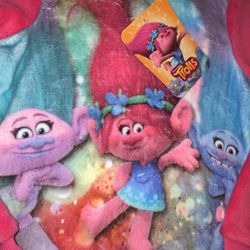 Dreamworks Trolls World Tour Girls pull over crewneck sweater Pink medium 7/8