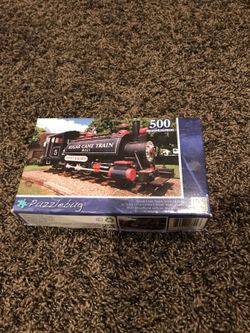 500 piece train puzzle complete only five dollars