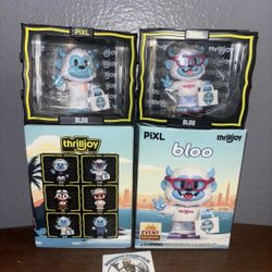 SDCC 2025 Thrilljoy Mini Pix! Pixl Bloo bundle Summer glasses and Jumpsuit