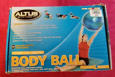 Altus 65cm Weighted Body Ball w/DVD