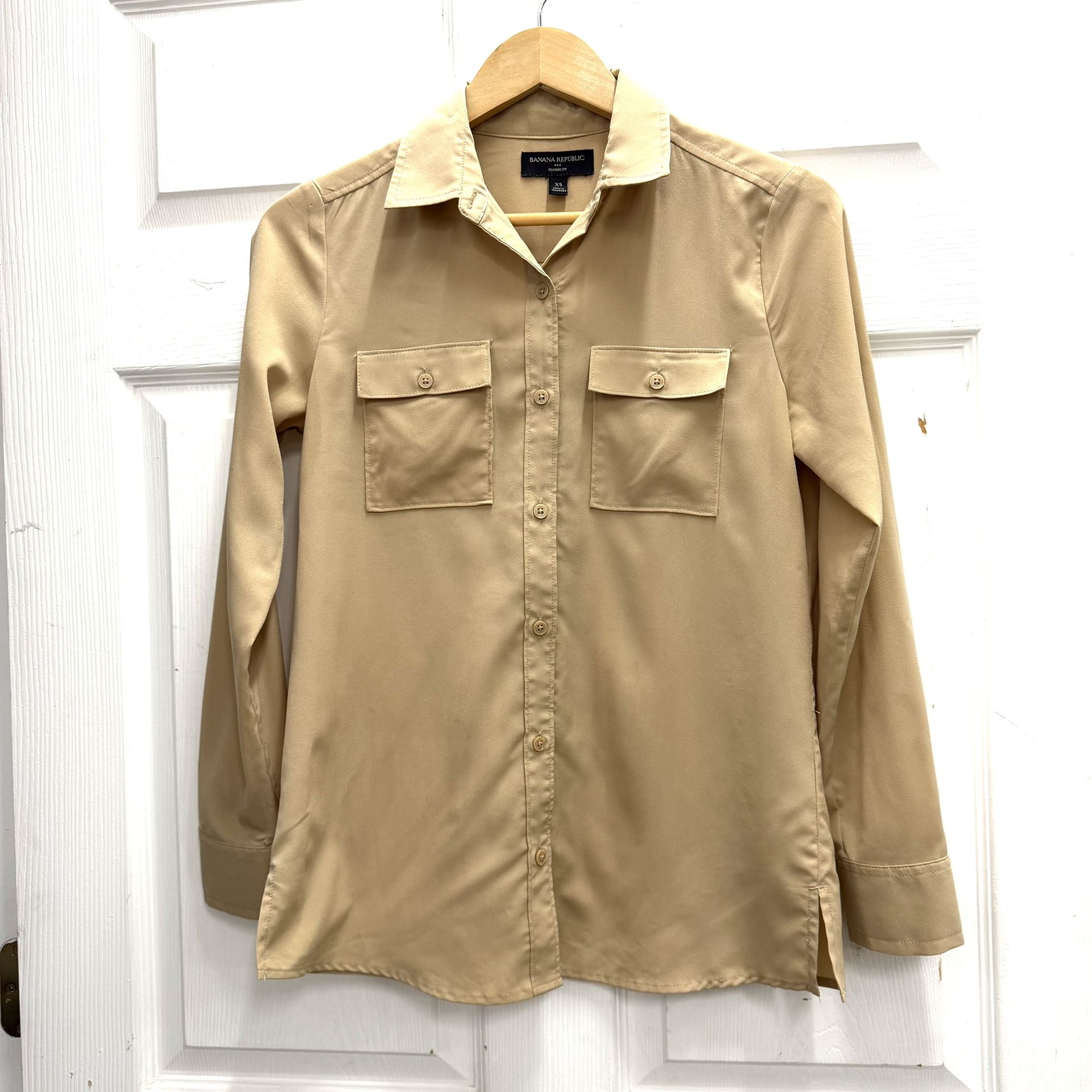 Banana Republic Tan Blouse