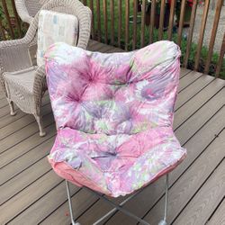Pink Plush Justice Chair