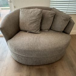 Oversized Swivel Accent Chair