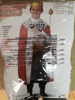 Boy's Halloween King Costume